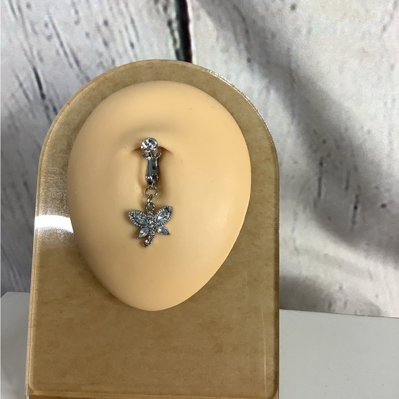 Clip-On Belly Button Ring - Picture 2 of 3